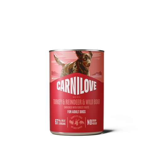 Carnilove Dog Can Paté Turkey&Reindeer&Wildboar 400g
