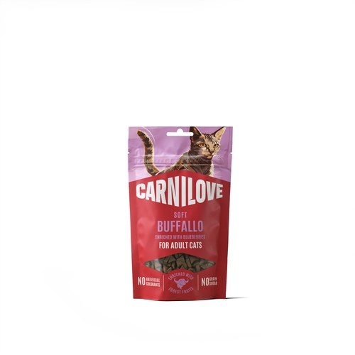 Carnilove Cat SOFT Snack Buffallo+Blueberries 50g