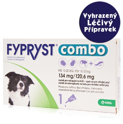 Antiparazitní pipeta Fypryst Combo pro psy 10-20kg