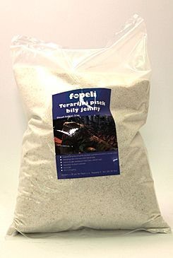 Terarijní písek bílý jemný 0,5 - 1mm 3kg Fopeli