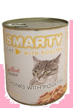SMARTY chunks CAT POULTRY 810g