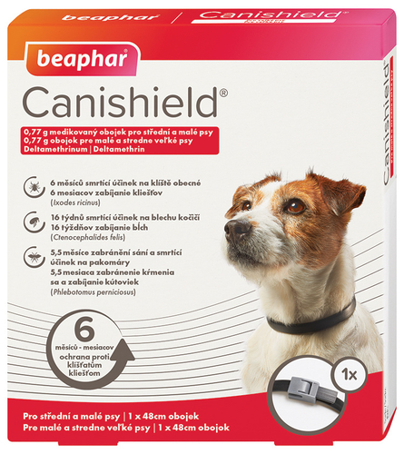 Antiparazitní obojek pro psy Canishield 48cm - DOPORUČUJEME