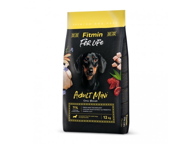 Fitmin dog For Life adult MINI 12 kg + DOPRAVA + PAMLSKY NEBO SLEVA