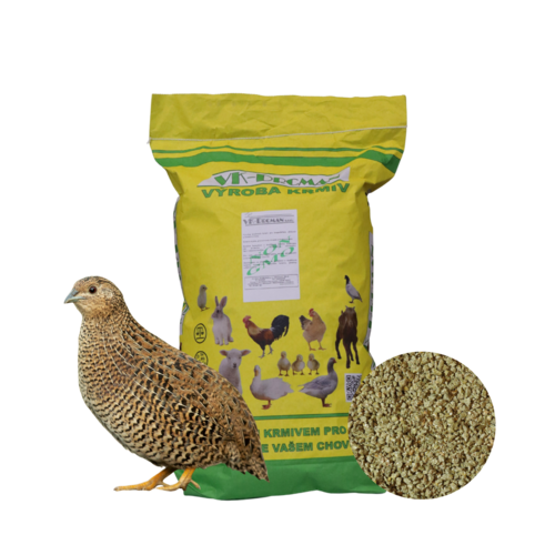 Granule pro křepelky 25 kg Drcman - sleva při osobním odběru 