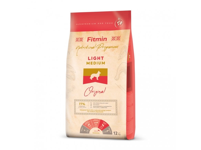 Fitmin dog medium light 12kg + DOPRAVA + PAMLSKY NEBO SLEVA 15%